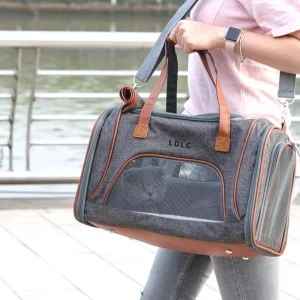 Pet Handbag Breathable Foldable Portable Dog Cat Carrier Bag Fashion Outdoor Travel Carrier Transport Bag With Pet Supplies