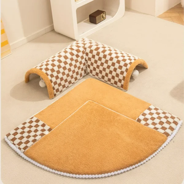 New Cat Nest Cat Tunnel Winter Warm Closed Removable and Washable Cat Shelter House Winter Pet Safe House Home Pet Supplies - Image 4