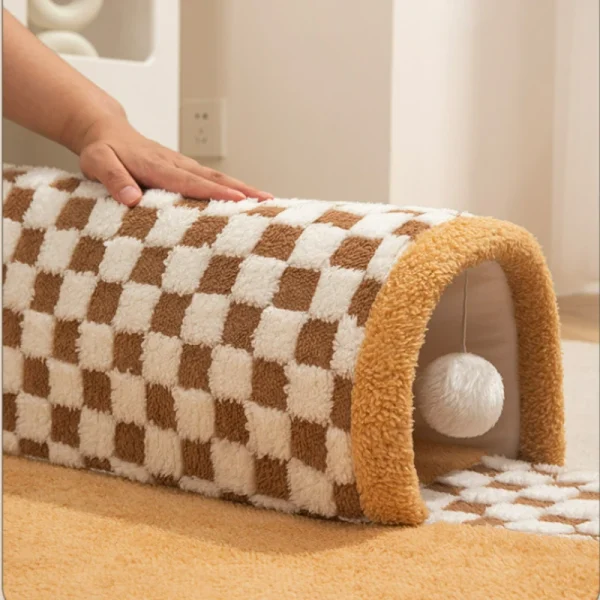 New Cat Nest Cat Tunnel Winter Warm Closed Removable and Washable Cat Shelter House Winter Pet Safe House Home Pet Supplies - Image 6