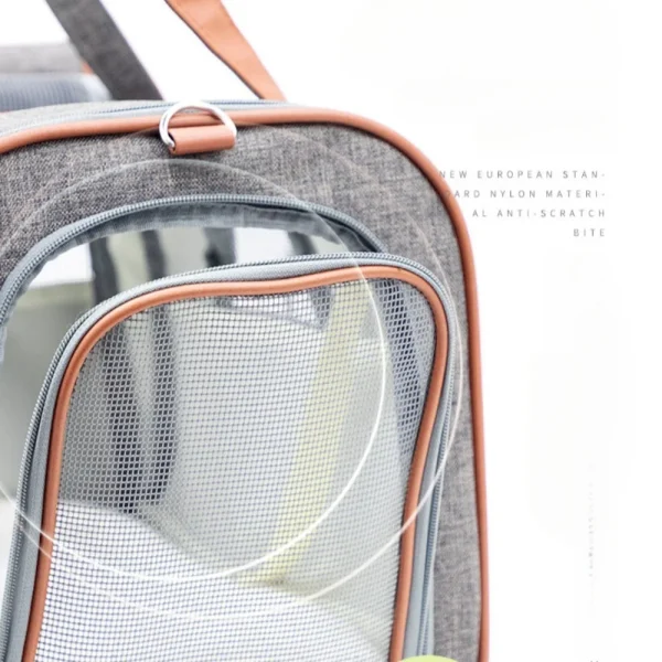 Pet Handbag Breathable Foldable Portable Dog Cat Carrier Bag Fashion Outdoor Travel Carrier Transport Bag With Pet Supplies - Image 5