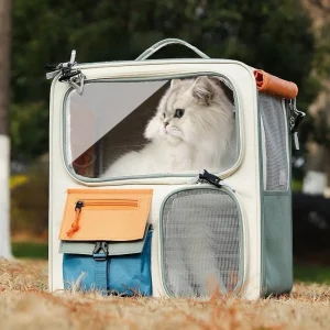 Cat Carrier BagsTravel Backpack Windproof Outdoor Extra Large Spacefor Durable Pets Backpack Composite Materials Pet Supplies