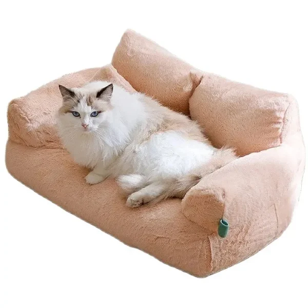 Basket for Cats Puppy Bed House Accessories Cushions Kitten Pet Supplies All Dog Mat Beds Goods Products Accessory Houses Things - Image 3